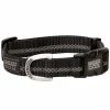 Terrain D.O.G. Reflective Snap -N -Go Adjustable Dog Collar - Medium - Black - 07-0856-R1 - Dog Collars & Leashes