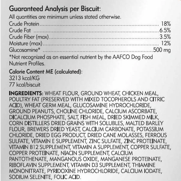Nutri-Vet Hip & Joint Peanut Butter Flavored Biscuits for Dogs, 19.5 oz. Bag - Dog Treats 4 Nutri-Vet Hip & Joint Peanut Butter Flavored Biscuits for Dogs, 19.5 oz. Bag - Dog Treats - Image 2