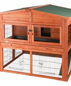Trixie Pet Rabbit Hutch with Attic - Extra Large - 62324 - Rabbit Starter Kits