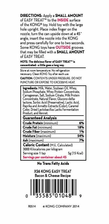 KONG Easy Treat® Bacon & Cheese 8 oz - Dog Toys 5 KONG Easy Treat® Bacon & Cheese 8 oz - Dog Toys - Image 3