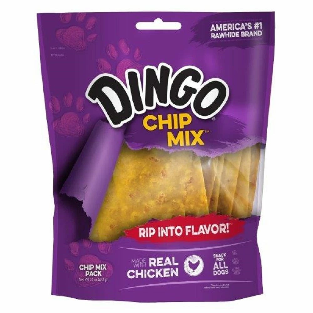 Dingo Chip Mix Dog Treats, 1 lb. Pack 3 Dingo Chip Mix Dog Treats, 1 lb. Pack