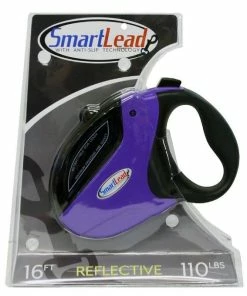 Smart Lead Retractable Lead - Purple - RL05PR - Dog Collars & Leashes