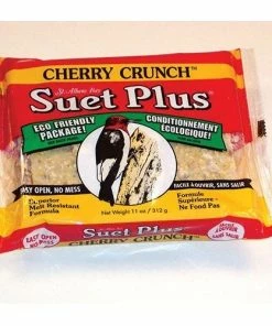 St Albans Bay Cherry Crunch Bird Suet Cake - 205 - Bird Seed & Food
