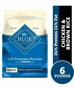Blue Buffalo Life Protection Formula Adult Chicken & Brown Rice Recipe Dry Dog Food, 6 lb. Bag