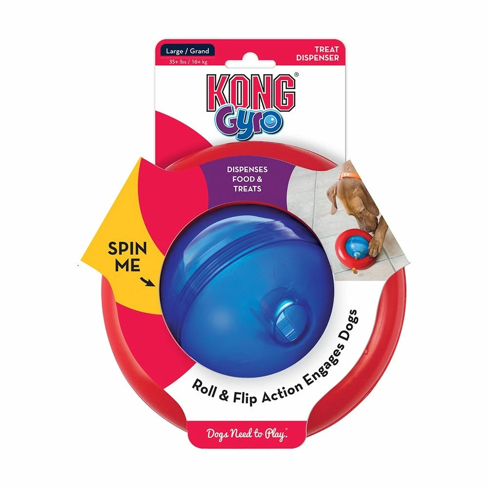 KONG Gyro Large PGY1 - Dog Toys 3 KONG Gyro Large PGY1 - Dog Toys