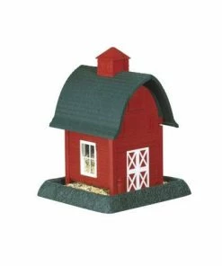 North States Small Red Barn Wild Birdfeeder 9081 - Wild Bird Feeders