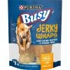 Purina Busy Jerky Wraps Small/Medium Breed Jerky Rawhide Treats, 4 ct. Pouch - Dog Treats -Pets & Wildlife Sales Store 988c9ae3f27918cbc94eda6d733b1805906263bb 35203009 Front