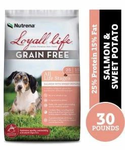 Loyall Life Grain Free All Life Stages Salmon with Sweet Potato Recipe Dry Dog Food, 30 lb. Bag