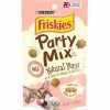 Purina Friskies Party Mix Naturals with Real Salmon Cat Treats, 2.1 oz. Pouch - Cat Litter