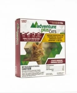 Adventure Plus Cat 5 to 9Lbs (4 Pack) 511125 - Cat Flea & Tick