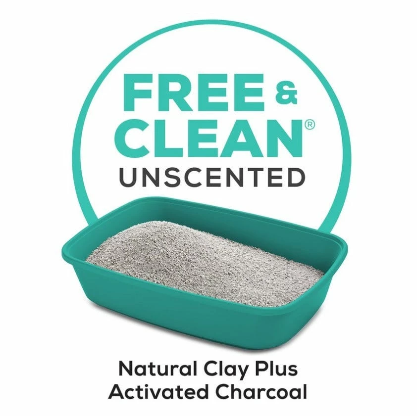 Purina Tidy Cats Clumping Cat Litter; Free and Clean Unscented Multi Cat Litter, 40 lb. Box 6 Purina Tidy Cats Clumping Cat Litter; Free and Clean Unscented Multi Cat Litter, 40 lb. Box - Image 4