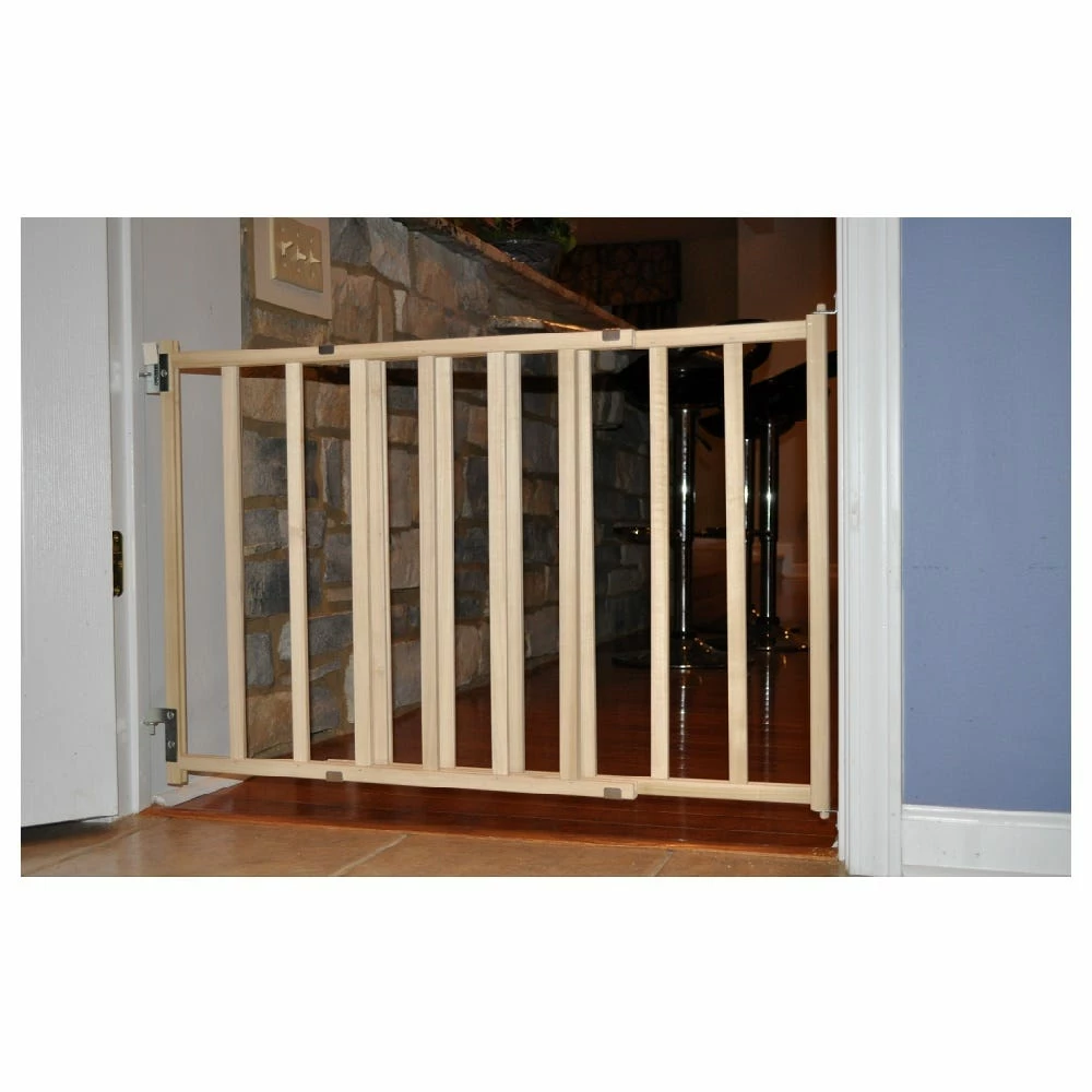 Gateway Manufacturing GMI Gates USA Made Wood Slat Walk-Thru Gate - GRD1347610 - Dog Crates, Carriers & Containment 3 Gateway Manufacturing GMI Gates USA Made Wood Slat Walk-Thru Gate - GRD1347610 - Dog Crates, Carriers & Containment