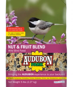 Audubon Park Nut and Fruit Wild Bird Food 5 lb. Bag - Bird Seed & Food