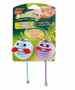 Hartz Cattraction with Silver Vine and Catnip Bell Mouse - 11232 - Cat Toys