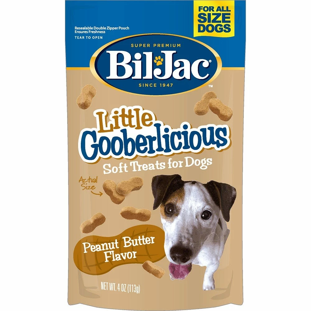 Bil-Jac Little Gooberlcious Peanut Butter Flavor Soft Dog Treats, 4 oz. Pouch - 319015 3 Bil-Jac Little Gooberlcious Peanut Butter Flavor Soft Dog Treats, 4 oz. Pouch - 319015