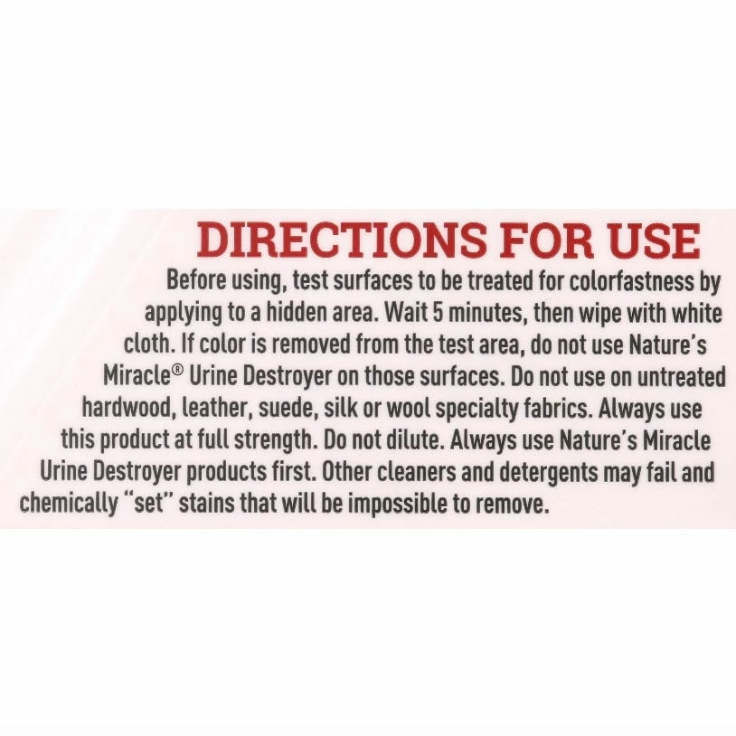 Nature's Miracle Dog Urine Destroyer, 1 Gallon - P-98148 - Pet Stain & Odor Removal 4 Nature's Miracle Dog Urine Destroyer, 1 Gallon - P-98148 - Pet Stain & Odor Removal - Image 2
