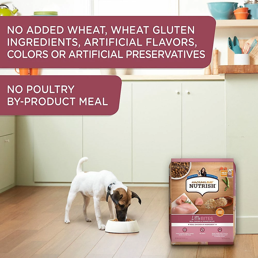 Rachael Ray Nutrish Rachael Ray™ Nutrish® Little Bites Real Chicken & Veggies Recipe Premium Dry Dog Food, 6 lb. Bag 7 Rachael Ray Nutrish Rachael Ray™ Nutrish® Little Bites Real Chicken & Veggies Recipe Premium Dry Dog Food, 6 lb. Bag - Image 5