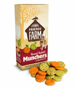 Tiny Friends Farm Russel Rabbit Munchers with Carrots and Peas, 4.2 oz. Box - Small Animal Feed & Treats -Pets & Wildlife Sales Store abdd467976b4bcf662086ea615969102bb8e0bcc 668550007 2