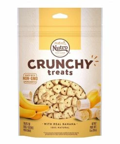 Nutro™ Crunchy Treats for Dogs with Real Banana, 10 oz. Pouch - Dog Treats