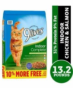 9 Lives 9Lives Indoor Complete Dry Cat Food, 13.2 lb. Bag