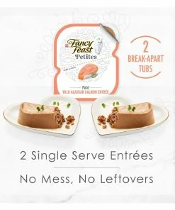 Purina Fancy Feast Petites Wild Alaskan Salmon Entrée Paté Gourmet Cat Food, 2.8 oz. - Wet Cat Food -Pets & Wildlife Sales Store b48b238c94971b1d5e0e07cb32aea493b89d17f3 35200634 6