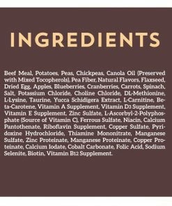 SPORTMiX Wholesomes Grain-Free Beef Meal & Potatoes Formula Adult Dry Dog Food, 35 lb. Bag -Pets & Wildlife Sales Store b4dbaadd8329817209d58c655dd698f5242dd813 12525200 4