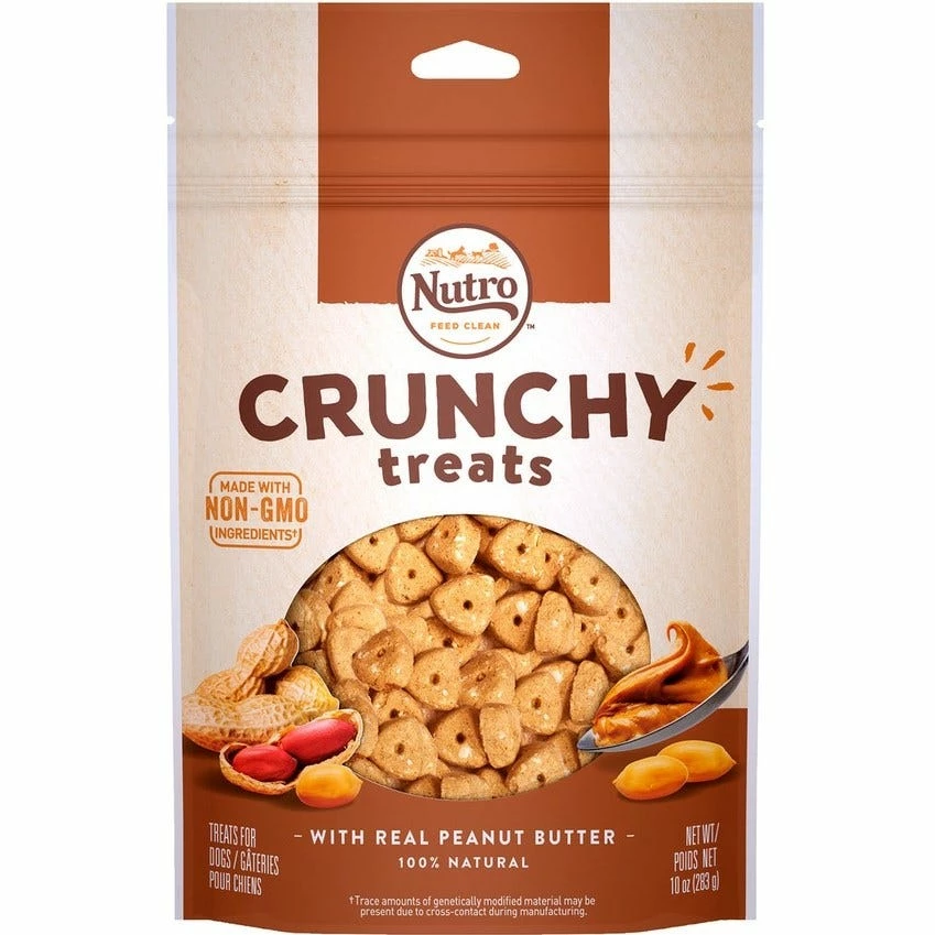 Nutro™ Crunchy Treats for Dogs with Real Peanut Butter, 10 oz. Pouch - Dog Treats 3 Nutro™ Crunchy Treats for Dogs with Real Peanut Butter, 10 oz. Pouch - Dog Treats