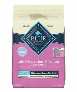 Blue Buffalo Life Protection Formula Natural Adult Small Breed Dry Dog Food, Chicken and Brown Rice 15 lb.