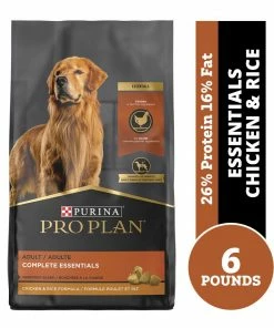Purina Pro Plan Shredded Blend Chicken & Rice Formula Adult Dry Dog Food - 6 lb. Bag