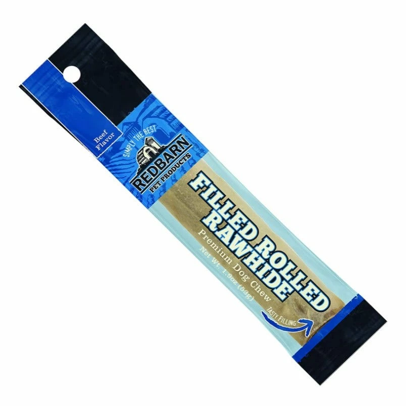 Redbarn Beef Filled Rolled Rawhide Long-Lasting Treat for Dogs, 6 Inch - Dog Treats 3 Redbarn Beef Filled Rolled Rawhide Long-Lasting Treat for Dogs, 6 Inch - Dog Treats