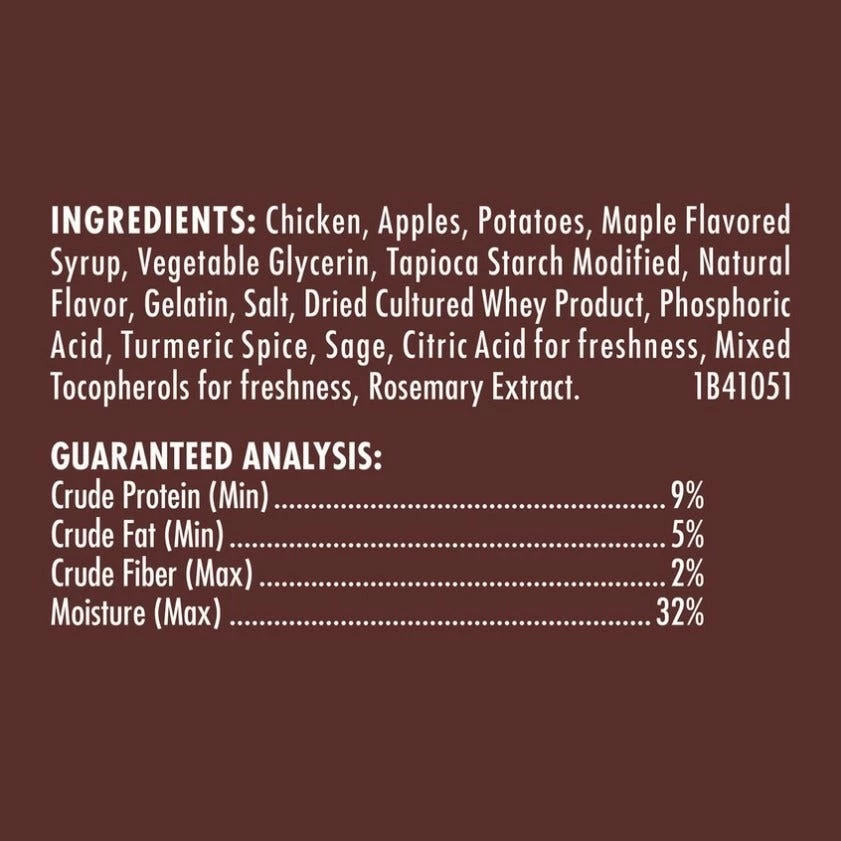 Zuke's Lil' Links Grain Free Dog Treats Chicken & Apple Recipe, 6 oz. Pouch - 134318 4 Zuke's Lil' Links Grain Free Dog Treats Chicken & Apple Recipe, 6 oz. Pouch - 134318 - Image 2