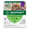 Advantage 2 Advantage II Large Cat Flea Control, 9+ lbs. / 4 Doses - Cat Flea & Tick -Pets & Wildlife Sales Store bad883d0493160c3db9d692df0425e73a41dd609 57120069