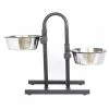 Iconic Pet Adjustable Stainless Steel Pet Double Diner, U Design - 9218 - Cats -Pets & Wildlife Sales Store bc39be8c176a60aec25a8d9dca5c46537874fb27 92182