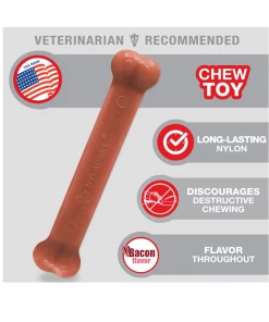 Nylabone Power Chew Flavored Durable Chew Toy for Dogs, Bacon, Large/Giant, 1 Count Bone - NB104P - Dog Toys 15 Nylabone Power Chew Flavored Durable Chew Toy for Dogs, Bacon, Large/Giant, 1 Count Bone - NB104P - Dog Toys -Pets & Wildlife Sales Store bd1412e764d8694372d8f785ac4ebe06bf0a94c2 67610252 9