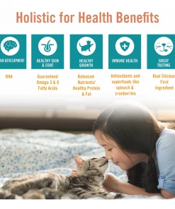 Chicken Soup for the Soul Kitten - Chicken, Brown Rice, & Pea Recipe Dry Kitten Food, 4.5 lb. Bag - Dry Cat Food -Pets & Wildlife Sales Store bd5c9807ed671b33715e4cbf18d40b451360b68b 2022003842 4