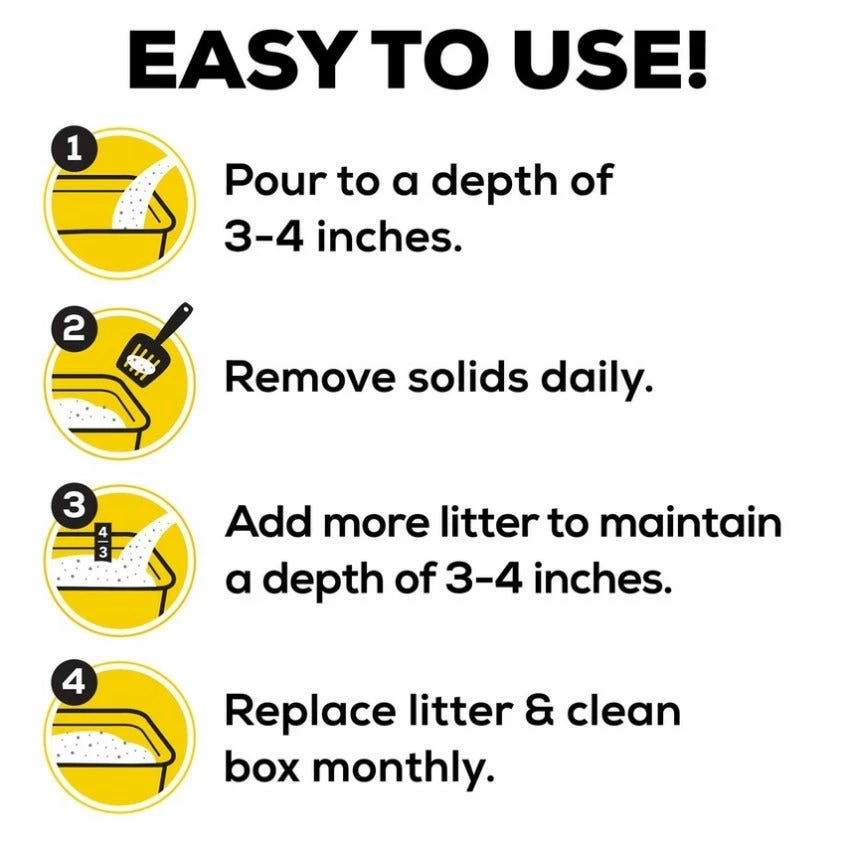 Purina Tidy Cats Clumping Cat Litter; Free and Clean Unscented Multi Cat Litter, 40 lb. Box 5 Purina Tidy Cats Clumping Cat Litter; Free and Clean Unscented Multi Cat Litter, 40 lb. Box - Image 3