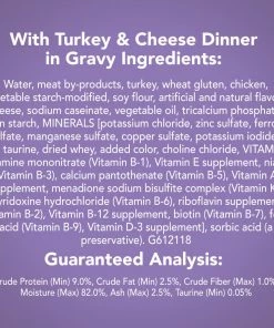 Purina Friskies Shreds Turkey & Cheese Dinner in Gravy Adult Wet Cat Food, 5.5 oz. Can -Pets & Wildlife Sales Store c4d4deaaac23f84cc8941ff513eb9cd5e35cc4d4 00050000412204 19