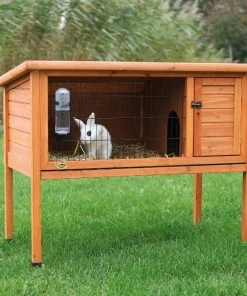 Trixie Pet 1-Story Rabbit Hutch - Large - 62372 - Rabbit Starter Kits