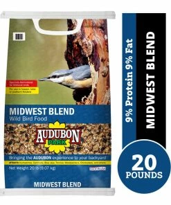 Audubon Park Midwest Blend Wild Bird Food, 20 lb. Bag - Bird Seed & Food