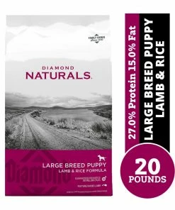 Diamond Naturals Large Breed Puppy Lamb & Rice Formula, 20 lb. Bag - Dog Food
