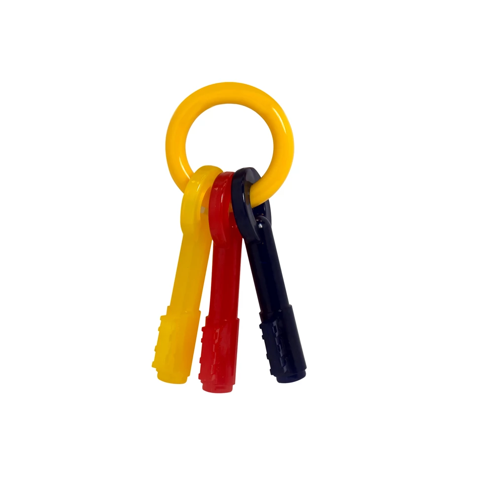 Nylabone Just for Puppies Teething Chew Keys, X-Small/Petite, 1 Count - N219P - Dog Toys 4 Nylabone Just for Puppies Teething Chew Keys, X-Small/Petite, 1 Count - N219P - Dog Toys - Image 2
