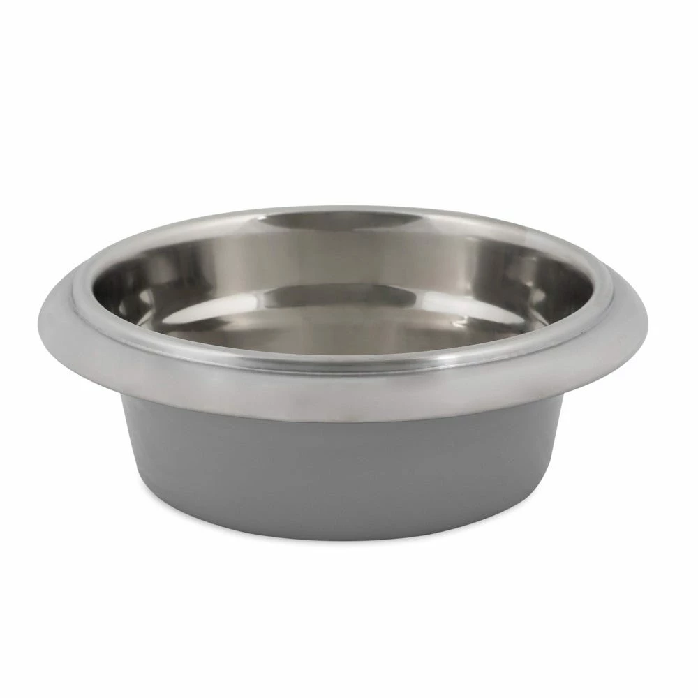 Petmate® Easy Grip Stainless Steel Pet Bowl, 4 Cup Capacity - 34148 - Cat Bowls & Feeders 4 Petmate® Easy Grip Stainless Steel Pet Bowl, 4 Cup Capacity - 34148 - Cat Bowls & Feeders - Image 2