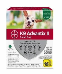 Various Brands K9 Advantix II Small Dog Flea & Tick Control, 4 Doses - 9203489