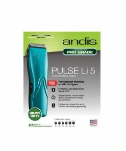 Andis Pulse Li 5-In-1 Cordless Clipper 73515 - Clippers & Shears