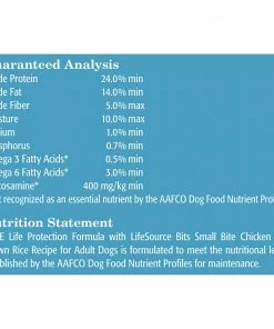 Blue Buffalo Life Protection Formula Small Bite Chicken & Brown Rice Adult Dry Dog Food, 30 lb. Bag -Pets & Wildlife Sales Store ca0ddf87ff3e3e52529037c0328ced17cf3ec95b 137355116 5