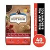 Rachael Ray Nutrish Real Beef, Pea, & Brown Rice Recipe Premium Dry Dog Food, 40 lb. Bag