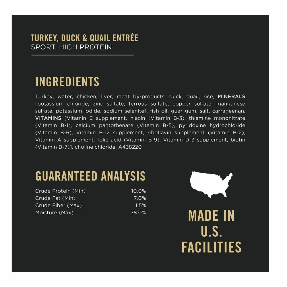 NESTLE PURINA PETCARE CO Purina Pro Plan Sport High Protein Wet Dog Food Variety Pack, (12) 13 oz. Cans 6 NESTLE PURINA PETCARE CO Purina Pro Plan Sport High Protein Wet Dog Food Variety Pack, (12) 13 oz. Cans - Image 4