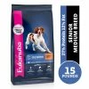 Eukanuba Senior Medium Breed Chicken Formula Dry Dog Food, 15 lb. Bag