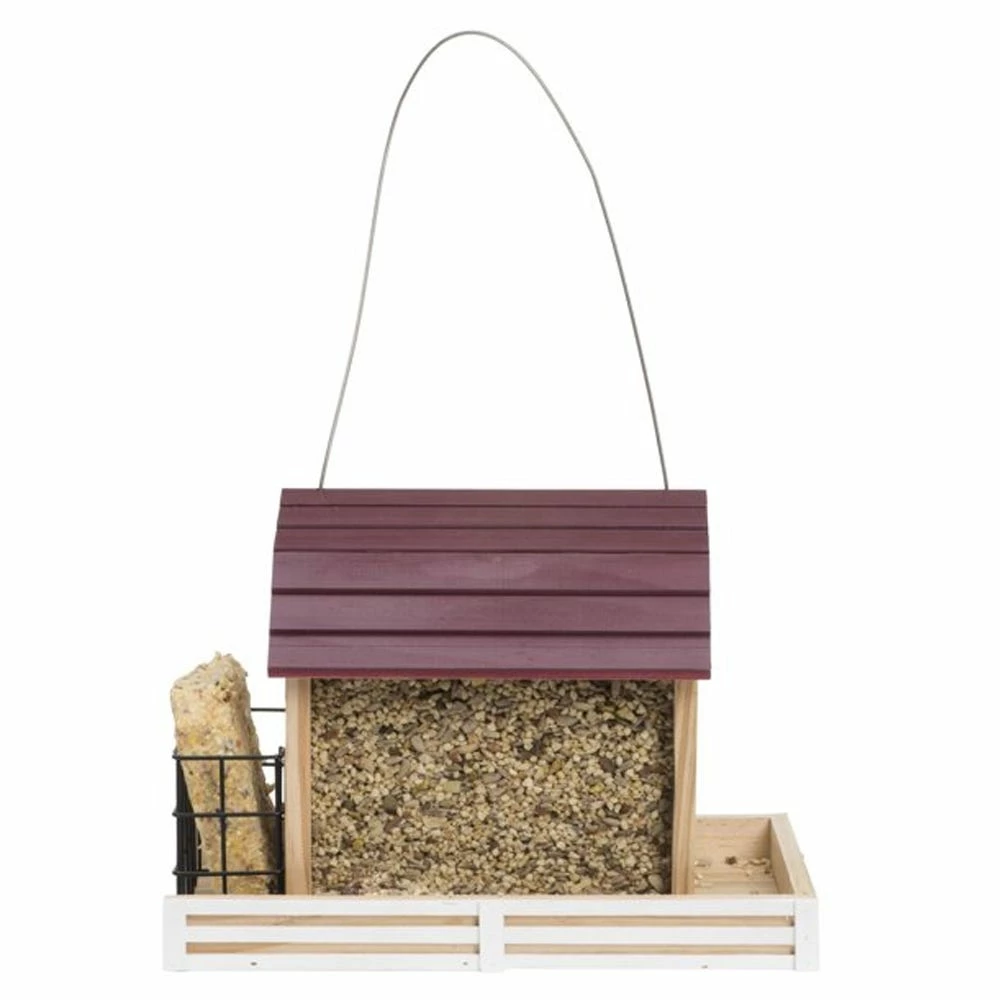 Woodstream Perky-Pet Star Barn Wood Chalet Bird Feeder - 50181 - Wild Bird Feeders 4 Woodstream Perky-Pet Star Barn Wood Chalet Bird Feeder - 50181 - Wild Bird Feeders - Image 2