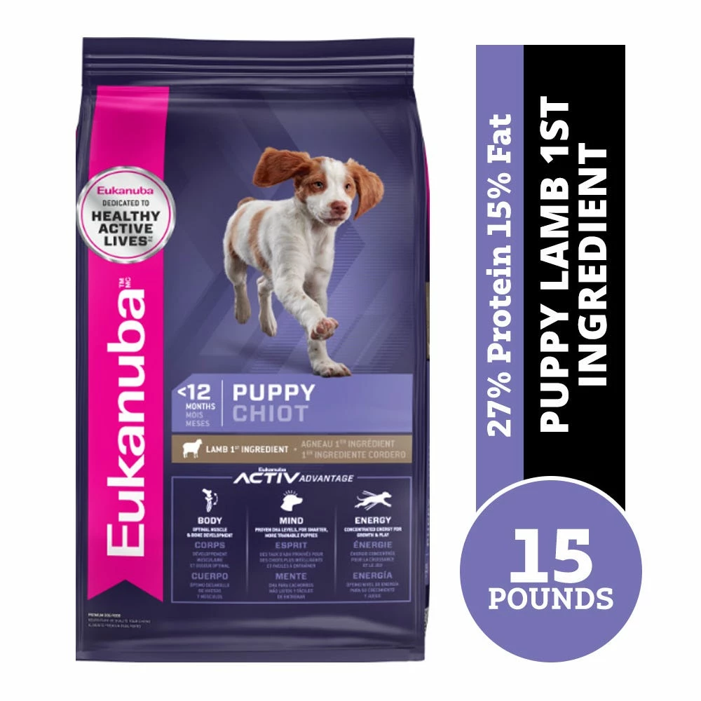 Eukanuba™ Puppy - Lamb 1st Ingredient Dry Dog Food, 15 lb. Bag 3 Eukanuba™ Puppy - Lamb 1st Ingredient Dry Dog Food, 15 lb. Bag